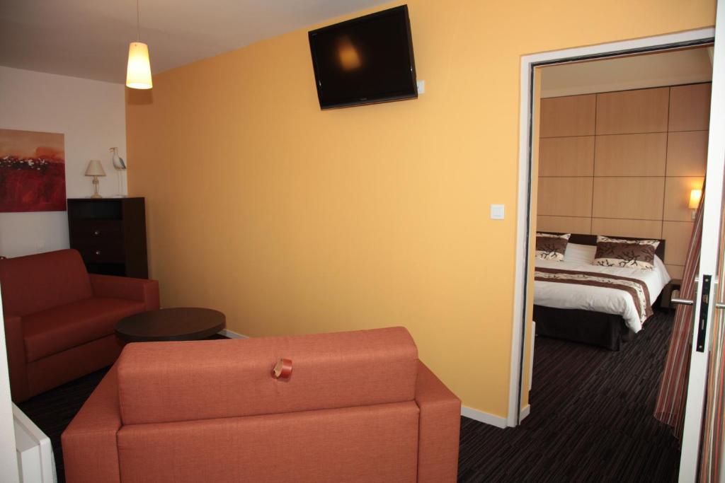 Logis Hotellerie Les Brisants , Restaurant J M Perochon Bretignolles-sur-Mer Bilik gambar